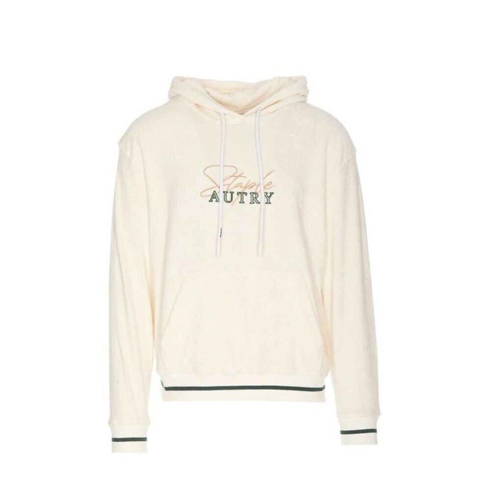 Autry White Cotton Men's Hoodie